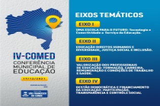 Entenda como será o processo de inscrição para a IV Conferência Municipal de Educação