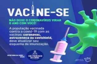 Vacine-se: Não deixe o coronavírus virar o ano com você!