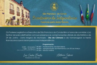 São Francisco do Conde: Bicentenário da independência