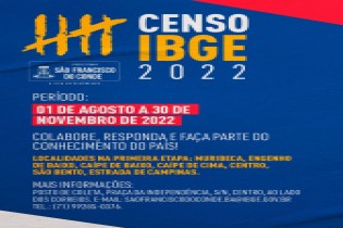 Coleta de dados do Censo vai começar no dia 1º de agosto