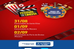 Festival de Cinema Joias do Recôncavo irá percorrer os bairros de São Francisco do Conde