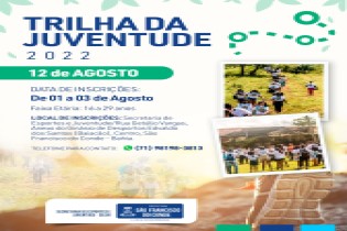 Estão abertas as inscrições para a Trilha da Juventude