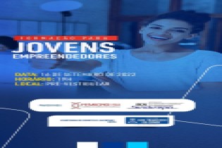 Formação para Jovens Empreendedores acontece dia 16 de setembro