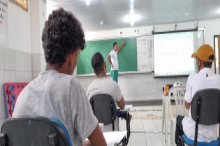 A Prefeitura realizou o 1º Preparatório de Base Teórica e Prática para o Curso de Arbitragem em Futebol de Campo