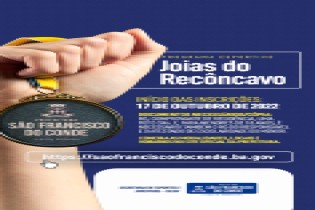 Inscrições para o Programa Esportivo Joias do Recôncavo, acontecem nesta segunda-feira (17), em diversos bairros do município