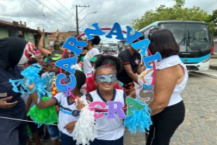 (SEDES), levou a energia do Carnaval para os CRAS Muribeca e CRAS Caipe!
