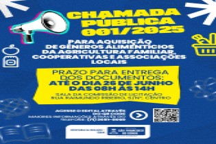 Prefeitura de São Francisco do Conde abre Chamada Pública para aquisição de alimentos da Agricultura Familiar para a merenda escolar