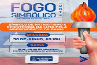 São Francisco do Conde se prepara para recepcionar mais uma vez o Fogo Simbólico 2 de Julho