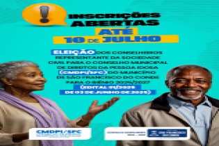 Prefeitura divulga edital para eleição dos conselheiros representantes da sociedade civil para o Conselho Municipal de Direitos da Pessoa Idosa