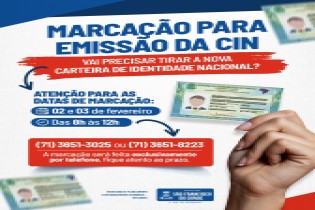 SEPLANDEC abre marcação para emissão da Carteira de Identidade Nacional